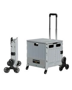 Outdoor Foldable Storage Box with Wheels & Handle