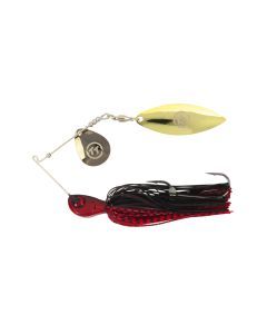 TT Lures 1/4oz Vortex+ Spinnerbait Fishing Lure - RED NIGHTMARE