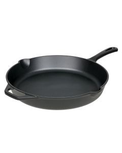 Toque Non Stick Frying Pan Cast Iron Steak Skillet BBQ Grill Cookware 38.5cm