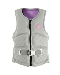 Jetpilot Allure Grey Segmented Front Entry Women's Life Jacket Vest Sizes 6-16