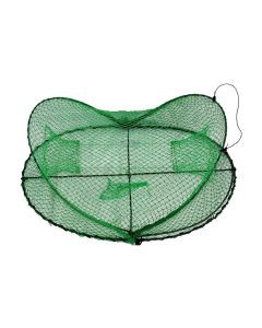 Seahorse Folding Opera House Trap With 75mm Rings-Green Yabbie Trap