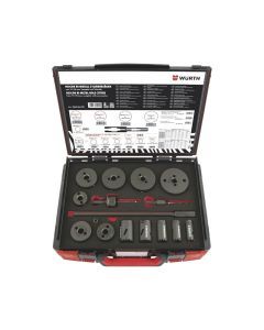 Wurth 16pcs Cylinder Hole Saw Kit HSCO8 SYSKO - 19-76mm Assortment