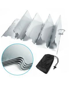 9 Plates Foldable Gas Stove Windshield