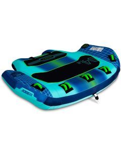 Jobe Airstream 4-Person Inflatable Towable Ski Tube Blue/Aqua
