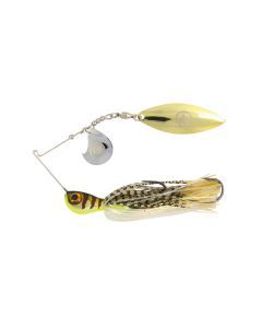 TT Lures 1/4oz Vortex+ Spinnerbait Fishing Lure - GOLD GLIMMER
