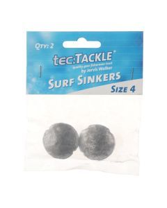 2 Pack of Jarvis Walker Size 4 Surf Sinkers