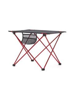 Portable Folding Table Alloy Desk Black