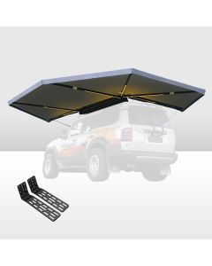 San Hima 270 Degree Awning Free-Standing Camping With L Brackets Passenger Side