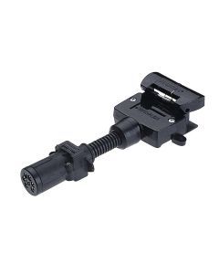 Narva 82220BL 6 Pin Small Round Socket on Car to 7 Pin Flat Plug on Trailer