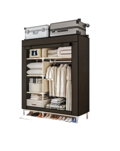 Modern Clothes Storage Wardrobe with Dustproof Cover
