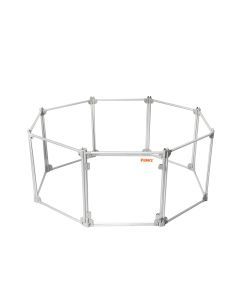 Pawz Pet Playpen Transparent Acrylic Clear Folding Dog Fence Kennel 8 Panel