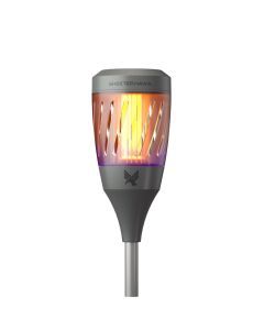 Skeeterhawk Solar Torch Mosquito Zapper & Flickering Flame w/ UV Light & Rechargeable