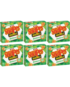 6x Arnott's Shapes Barbecue Cracker Biscuits 175g Bulk Pack - Product of Australia (Fresh Batch)