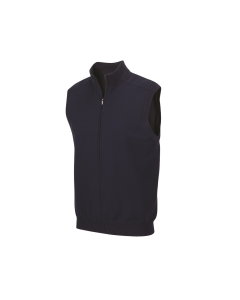 Greg Norman Weatherknit Mens Full Zip Wind Golf Vest - Navy