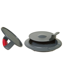 Progressive Prepworks Plastic Perfect Burger Press Hamburger Patty Moulder Grey