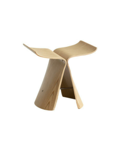 NEOBA Stool Ins Danish Butterfly Chair Stool(Beige)