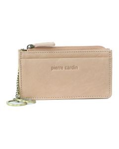 Pierre Cardin Womens Soft Italian Leather Coin Purse Holder Wallet - Pink