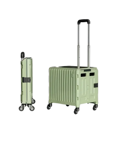 Camping Trolley Storage Cart with Lid