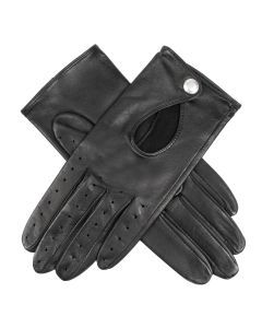 Dents Womens Classic Unlined Leather Driving Gloves - Black
