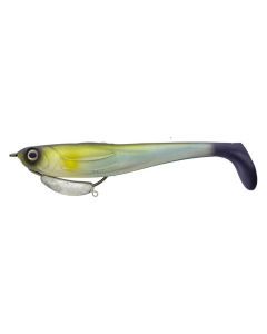5 Inch Zerek Flat Shad Pro Soft Plastic Lure - Absinthe Black