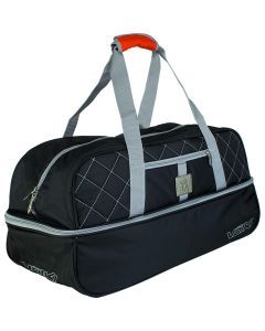Volkl Duffle Tennis Sports Gym Bag - Black/Silver (Travel Duffel)