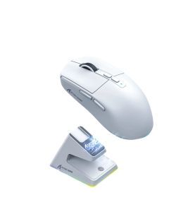 Tri-Mode RGB Gaming Mouse with Magnetic Charging Base