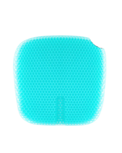 Honeycomb Gel Seat Cushion Breathable Double-Layer Egg Cushion Blue
