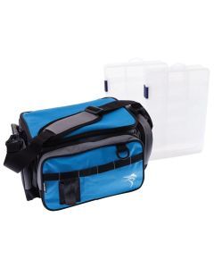 Medium Jarvis Walker Soft Sided Tackle Bag with 2 Lure Trays - Fishing Lure Bag