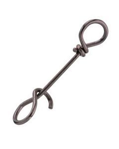 10 Pack of Seahorse Black Dropshot Fishing Lure Clips
