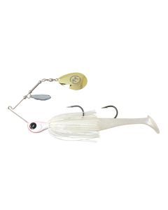 TT Lures 3/4oz Tornado+ Double Colorado Rigged Spinnerbait Lure - PEARL