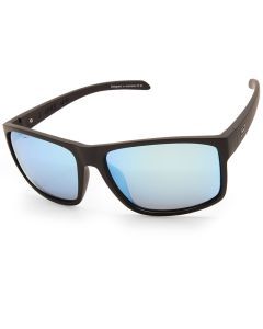 Dirty Dog Blast XL Satin Black-Grey/Ice Blue Mirror Polarised Men's Sunglasses