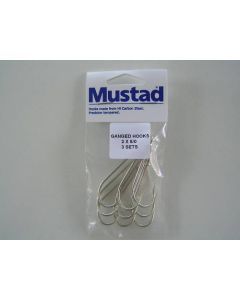 Mustad Pre-Rigged Gang Hooks 5/0 3 Hooks 3 Sets Kirby