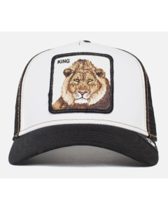 Goorin Brothers Mens King Lion Trucker Cap - Black (Snapback Baseball Hat)