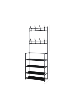 Coat Rack Clothes Hanger Floor Hanger Storage Wardrobe Clothing Drying Racks Shoe Rack Bathroom Furniture Hanger Rack Hangers