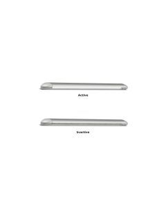 LED Autolamps 23450 Caravan Awning Lamp Silver Housing, 12 Volt, Single Blister