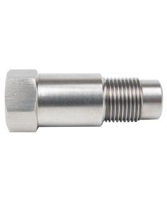 2PCS O2 Sensor Spacer Adapter–M18x1.5 Catalyst CEL Fix Silver