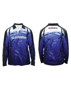 Size XXXL Shimano Underwater Long Sleeve Tournament Fishing Shirt - UPF50+