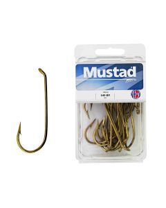 1 Box of Mustad Bronze 540 French Viking Fishing Hooks