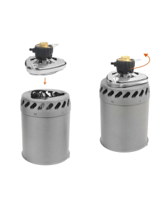 Outdoor Pot Burner Stove System Grey