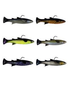 Zman 4.5 Inch Mulletron LT Rigged Soft Plastic Fishing Lure