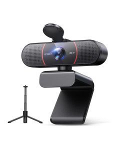 4K USB Webcam with Tripod Sony Sensor Autofocus Black