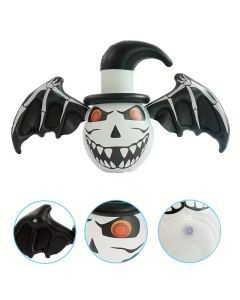 Halloween Inflatable Skull Bat with Hat