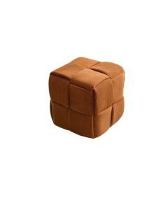 Corduroy Caramel Twist Stool