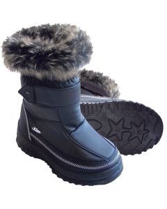 XTM Kisa Black Kid's Waterproof Après Snow Boots Size EUR 25/26