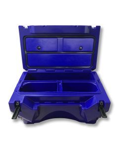 FISHCOOL KIT W- STRAP, LIVE BAIT TANK & LEASHES DEEP BLUE