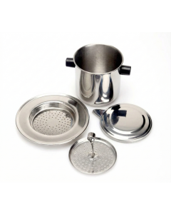 Vietnamese Stainless Steel Coffee Maker (Phin) - Simple Drip Filter - 8cm Diameter