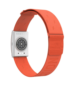 Coros Heart Rate Monitor Activity Tracker in Grey/Orange (Wear Around Arm)