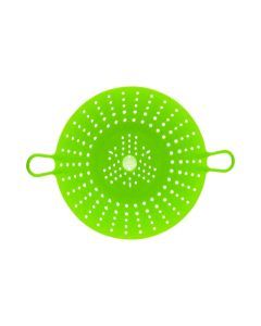 Chef'n Vibe 29.5cm Round Silicone Vegetable Steamer Basket - Green