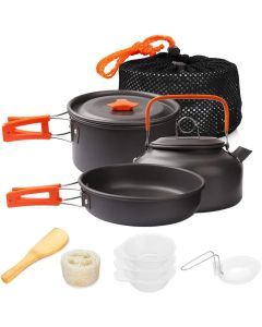 11-Piece Camping Cookware Cooking Set