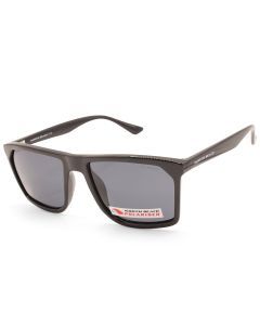 North Beach Sterlet Shiny Black/Grey Unisex Polarised Sunglasses 70735